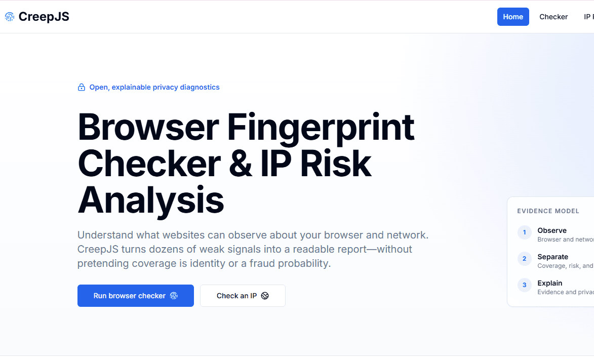 creepJS homepage.png